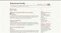 Desktop Screenshot of mainstreamweekly.net